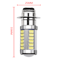 Pikkukuva 3 / 6: 1X PX15D P15D 33 SMD H6M LED Ba20d 5630 33 LED Sumuvalo Lamppu