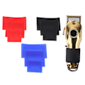 Miniatyrbillede 3 af 5: 1 STK skridsikker gummiklipper Grip Bands Fading Time Barber Clipp red/M