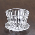 Miniatyrbillede 1 af 8: Wave Coffee Dripper Crystal Eye Pour Over Kaffe Funnel Filter Transparent