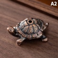 Miniatyrbillede 1 af 8: Røgelsepindeholder Drageskildpadde Røgelsebrænder Legering Tableto A2
