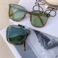 Miniatyrbild 4 av 8: Fashion Damsolglasögon Polarized UV400 Vikbar med Box Sun C