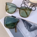 Miniatyrbild 4 av 8: Fashion Damsolglasögon Polarized UV400 Vikbar med Box Sun D