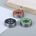 Miniatyrbillede 4 af 8: 8 stk 608 lejer ILQ-11 Longboard Speed Inline Skate Wheel Bear C