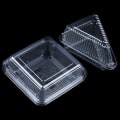 Miniatyrbillede 8 af 8: 10 Stk Trekant Firkantet Cheesecake Boxes Skive Kage Box Pie Holde A