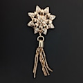 Miniatyrbillede 6 af 8: Udsøgt Metal Spænde Pung Hat Decor Med Tassel DIY læder 01