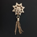 Miniatyrbillede 6 af 8: Udsøgt Metal Spænde Pung Hat Decor Med Tassel DIY læder 08