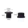 Miniatyrbilde 1 av 8: 5 stk Kjede Hjul Fix Disc Bolt Mutter Kjedering Veisykkeldeler Black C
