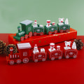 Miniatyrbilde 4 av 8: 1 Stk Plast Juletog Kakepynt 2023 Christmas Orn Green
