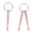 Pikkukuva 8 / 8: Mini Drum Sticks Avaimenperä Puiset Rumputikut Avaimenperä Avaimenperä Avaimenperä B