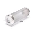 Miniatyrbilde 1 av 8: holdbart rustfritt stål filter mesh akvariefilter vakt fisk 6.8cm