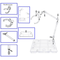 Miniatyrbillede 4 af 8: Håndlavet HG Model Robot Bracket Model Legetøjsholder Fleksibel Stan A2