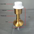 Bordlampeholder Fast Base E27 Skruelampe Munn Jern DIY Lys A2