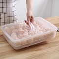 Miniatyrbilde 4 av 8: 10/18/34 Grids Egg Oppbevaringsboks Med lokk Kjøleskap Egg Box F.eks 34grid