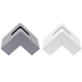Miniatyrbilde 5 av 5: Nordic Right Angle Desktop Serviett Papir Storage Case Tissue Box Gray