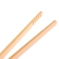 Miniatyrbild 8 av 8: 2st Bambu Tång Trä Rostat bröd Sallad Tång Tång Klämma för matlagning