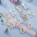 Miniatyrbillede 7 af 8: Fashion Crown 26 begyndelsesbogstaver A til Z Crystal Rhinestone Broo Silver-M