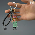 Miniatyrbilde 1 av 5: Action One Piece nøkkelring 3D PVC Luffy Zoro Sanji figurmodell 9#