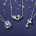 Pikkukuva 2 / 7: Muoti Fantasia Starry Planet kaulakoru Universe Star Key Pendan C