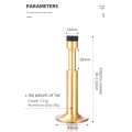 Miniatyrbilde 5 av 8: Hydraulisk buffer Dørstopper Rent kobber og aluminiumslegering Fl Gold