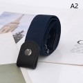 Miniatyrbilde 1 av 5: Dame Elastisk latbelte dame uten spenne belte jeans kjole elastisk A2