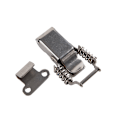 Miniatyrbilde 5 av 5: Rustfritt stål 304 Spring Hasp Toolbox Toggle Låser Lås Har A4