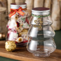 Miniatyrbilde 4 av 8: 500 ml juletre snømann drikker juice godteriflaske Xmas P A