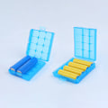 Miniatyrbillede 1 af 5: 1 stk. batteriopbevaringsboks/boks/organisator/holder til 4x18650 batteri
