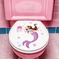 Miniatyrbillede 7 af 8: Havdyr Toilet Sticker WC Selvklæbende Fjernelse Badeværelse A