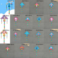 Miniatyrbilde 3 av 8: （kun drage）Kite Long Tail Outdoor Kites Flying Leker For Childre A9