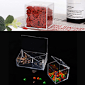 Miniatyrbillede 6 af 7: Klar Acryl Cube Favor Box af Plexi Akryl Glas Plast 10x10x10cm