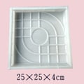 Miniatyrbilde 3 av 5: Path Maker DIY Paving Mold Murstein Betong Stein Square Mold fo