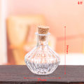 Miniatyrbilde 1 av 5: 1:12 Dukkehus Oppbevaringstank Glassflaske m/korklokk Tiny Jar 4#