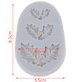 Miniatyrbillede 6 af 8: Kage Silikonform Julemistel Fondant Chokolade Cookies C Gray