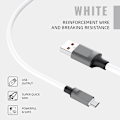 Miniatyrbillede 7 af 8: 120W USB til Type-C flydende silikonekabel PD hurtigopladningskabel Yellow Lightning