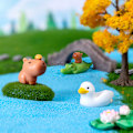 Miniatyrbillede 4 af 8: Miniature Capybara Model Figur Desktop Have Landskab Orna 4