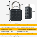 Miniatyrbillede 1 af 8: Smart biometrisk fingeraftryk Smart dørlås Nøglefri hurtig oplåsning Password Lock
