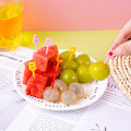 Miniatyrbilde 5 av 8: Bento grønnsakstøy og mini barnalfabet fruktgafler T Multicolor