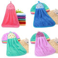 Miniatyrbilde 5 av 5: Coral Fleece baderomsutstyr Myk håndkleabsorberende klut Purple