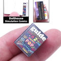 Miniatyrbillede 1 af 5: 12 stk 1/12 dukkehus Vintage Miniature Bog Model Notebook Doll