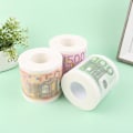 Pikkukuva 7 / 8: 1 rulla 50/100/500 EUR Bill WC-paperikoristeet kotirullaan A