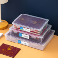 Miniatyrbillede 2 af 8: Book A4-dokumentopbevaringsboks Desktop-testpapiropbevaringscertifikat L