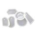 Miniatyrbillede 7 af 8: Nøglering vedhæng Form Sæt DIY Pendant Resin Form Krystal Epoxy A4