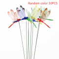 Pikkukuva 1 / 8: 10 kpl Dragonflies Insert Tank Decoration Simulation Dragonfly Ga Multicolor Random color 10PCS