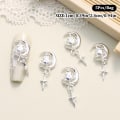 Pikkukuva 1 / 8: 5 kpl Nail Diamond Nail Art Decor Star Moon Nail Drills Patch Na A4