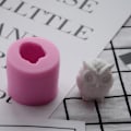 Miniatyrbillede 1 af 8: 3D Ugle Lysestøbning Silikoneform til Lysfremstilling DIY Håndlavet