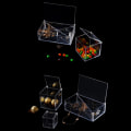 Miniatyrbilde 4 av 7: Klar Akryl Cube Favor Box av Plexi Akryl Glass Plast 10x10x10cm