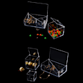 Pikkukuva 4 / 7: Kirkas Acryl Cube Favor Box Plexi-akryylilasimuovista 8x8x8cm