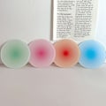Miniatyrbilde 4 av 8: 4 Farger Akryl Coasters Round Table Cup Mat Skyting Rekvisitter In Green