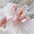Pikkukuva 4 / 8: Nail Art Diamond Bow Pendant Korut Kevyt Ylellinen Hopeavoi A3