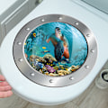 Pikkukuva 4 / 8: Sea Life Sea Turtle WC-kannen tarra Ikkuna seinä tarra Etusivu A2